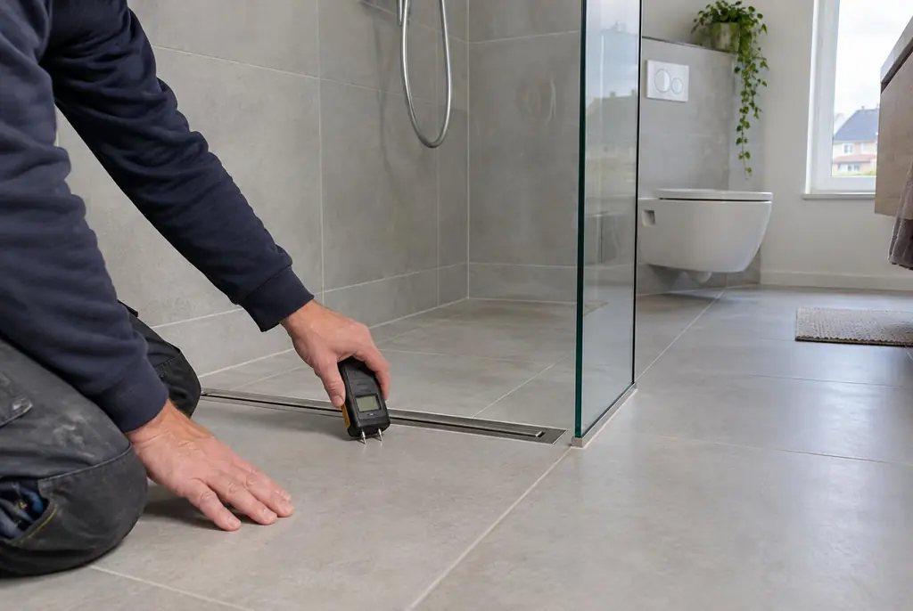 Lekdetectie Rijnsburg – badkamer in een nieuwbouwwoning